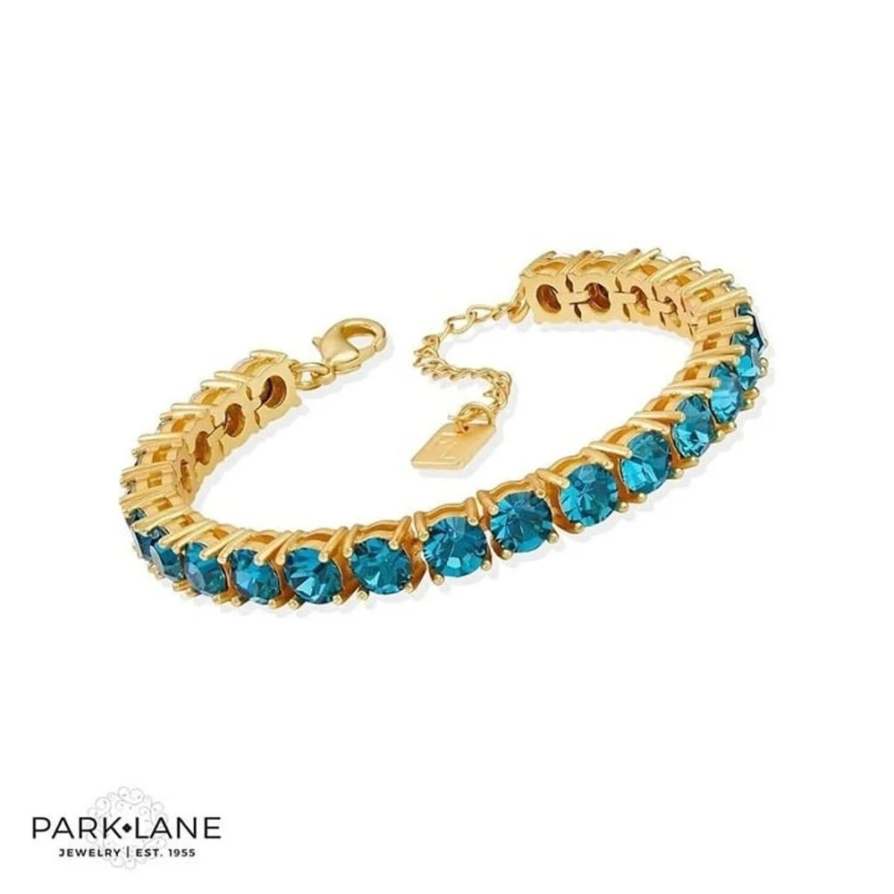 Park Lane Teal Mini Impressoo Bracelet RETIRED LIMITED EDITION - Picture 2 of 3